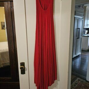 Maxi Dress Lipstick Red
